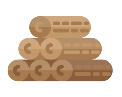 Opgeruimd bomen rooien